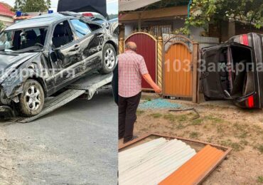 На Тячівщині 64-річний водій в’їхав в огорожу та відмовився від госпіталізації