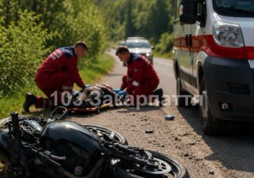На Тячівщині внаслідок падіння з мотоцикла загинув 26-річний чоловік