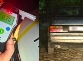 У Мукачеві патрульні зупинили нетверезого водія без права керування