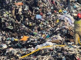 Біля Ужгорода вночі горіло сміттєзвалище